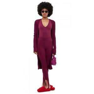 NWT Simon Miller Stretch Evan Stirrup Leggings M/L Purple